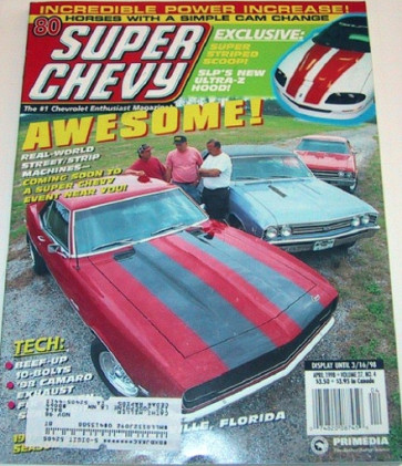 SUPER CHEVY 1998 APR - RAMPSIDE, NALLEY 409, DEL RAY